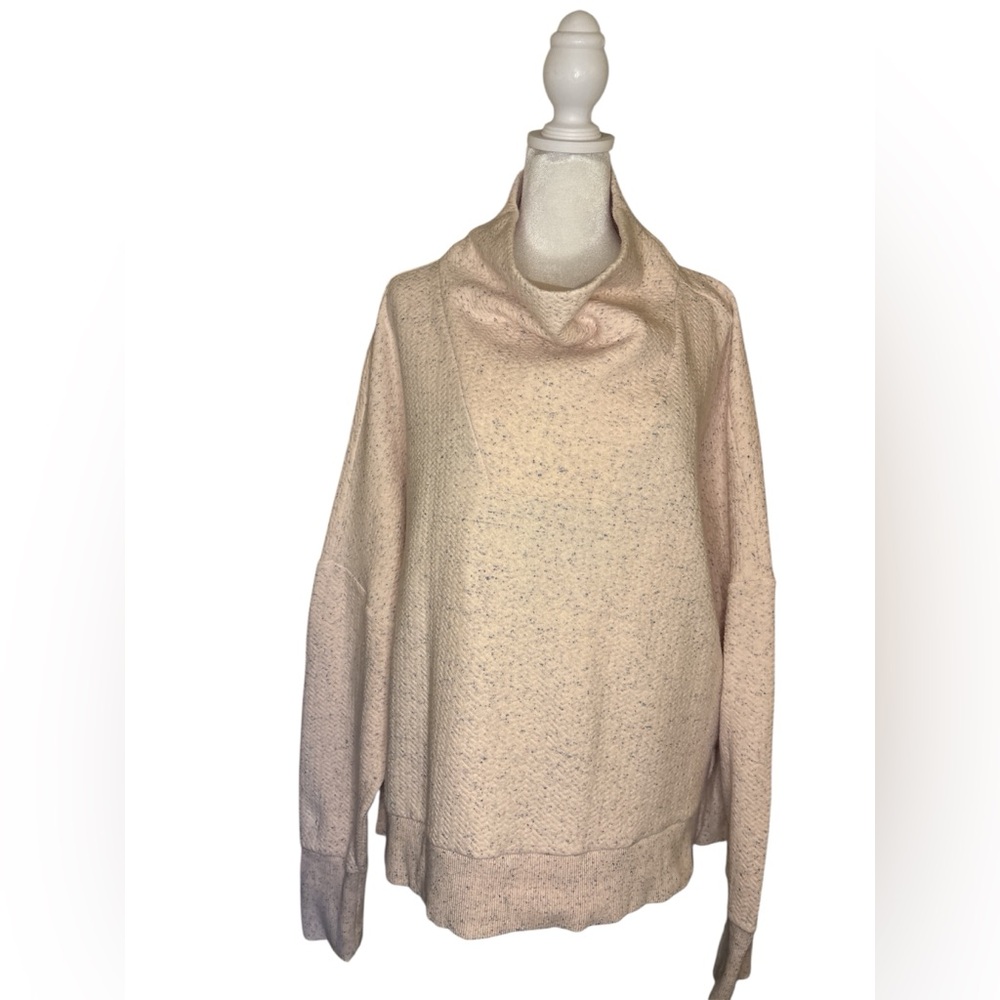 CALIA Women's light pink Cowl Neck Sweater